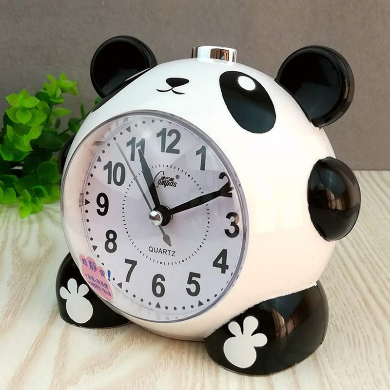 Olive-G Panda Cute Alarm Clock Table Clock Electronic Melody Light