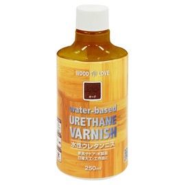 NIPPE WOOD LOVE Water-Based Urethane Varnish, Oak 8.5 fl oz (250 ml)