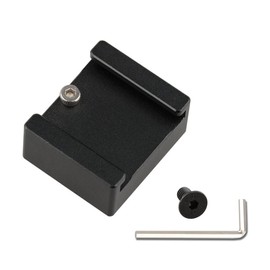CAMVATE Cold Shoe Mount with 1/4" Thread Hole for DJI Osmo Handheld 4K Camera and 3-Axis