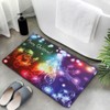 Christmas Light Pattern Home Entrance Bathroom Kitchen Anti slip Floor