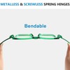(Must Buy Both Eye) Metalless Reading Glasses Different Strength Each