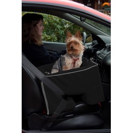 Pet Gear Lookout Booster Car Seat, Removable Comfort Pillow, Safety Tether Included, Installs in Seconds, No Tools Required