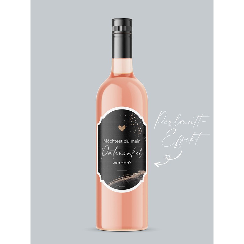 JoliCoon Bottle Label Godfather Ask – Willst du mein Patenonkel