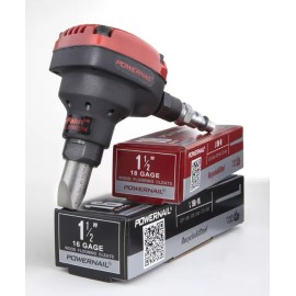 POWERNAIL NEW Power Nail Pneumatic Hardwood Flooring Cleat Nailer Tool 16 18-Gauge L