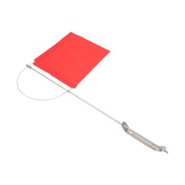Wind Indicator Flag Stainless Steel Red Boat Flag Marine Mast Flag for Sailboat Yacht (140x120mm / 5.51x4.72 in),Boat/Yacht Parts