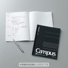 Kokuyo (コクヨ) Campus Notebook, Grid Pattern, Semi-B5, NO-4S5-D, Black