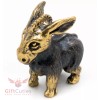 Brass Figurine of stubborn donkey IronWork
