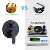 Backnets 3 Way Shower Diverter Valve Wall Mount Pressure Balancing
