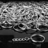 120 Pieces Key Ring with Chain Key Ring DIY Craft