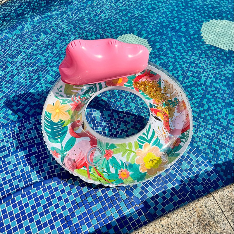 Double Adults Flamingo Inflatable Pool Floats with Cup Holders,Sunbathing Water