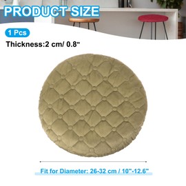 PATIKIL Stool Covers Round, Elastic Bar Stool Covers Washable Stool Cushion Slipcover Stretchy Bar Chair Seat Cover for 10-13 Inch Chair, Golden