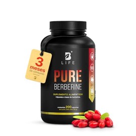 B Life Berberina HCL Pura 1000 mg | 200 Cápsulas | Ingredientes Naturales | Pure Berberine.