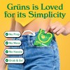 Gruns Adults Super Greens Gummies, Multivitamin Superfood Gummy Bears, Spirulina,