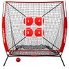 PowerNet Pitching Bundle, Baseball Net with Pitch Perfect Targets &