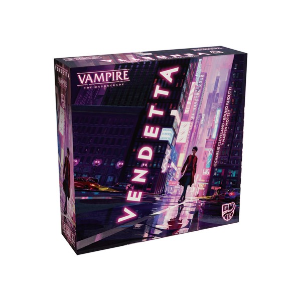 Horrible Games: Vampire The Masquerade - Vendetta, Strategy Board Game, Build Your Hand of Cards According to your Plans, 3 to 5 Players, For Ages 14 and Up