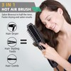 3-in-1 Ionic Ceramic Brush & Volumizer: Straighten, Curl & Style