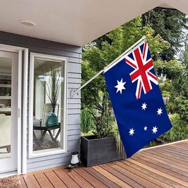2 Pack Australian Aussie Flag 3x5 Ft Large 90x150cm Outdoor Heavy Duty UV Fade Resistant Big Oceania National Flag With Brass Grommets