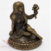 Solid Brass Amber Figurine of Virgo Astrology Zodiac sign Horoscope
