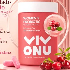 Probióticos Femeninos 18 Cepas Flora Vaginal Ph 60 Cápsulas