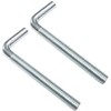 AERZETIX - C48196 - Set of 2 Screw Hooks Metal