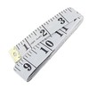 Tailoring Tape Measure Metric & Imperial - White