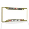 Fastasticdeals Metal Insert License Plate Frame Wanker Weatherproof Car Accessories