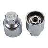 Anti Theft Car Locking Wheel Nut Key 524 or D