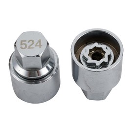 Anti Theft Car Locking Wheel Nut Key 524 or D Replacement for Security Master, for VW Locking Wheel Nut Key, Anti-Theft Screw Socket Wrench Tool