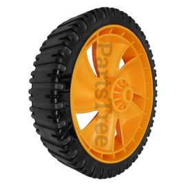 MTD Genuine Part 734-04087 Genuine Parts Wheel Assembly, 8 x 1.8 - Yellow OEM Part for Troy-Bilt Cub-Cadet Craftsman Bolens Remington Ryobi Yardman Y