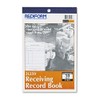 Rediform Libro de registro de recepción, sin carbono, 5.5 x