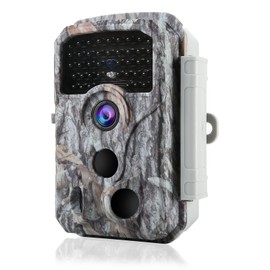 Folgtek Wildlife Game Camera Trail Cam 32MP 1080P with Night Vision Motion Activated for Hunting Wildword Surveillance and Researching (Grey)