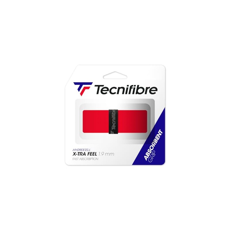 Tecnifibre X-Tra Feel Tennis Grip Red (Pack of 1)