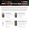 TayMac Bronze Area Light Slide Cover PPALZ for ParkPost Outdoor