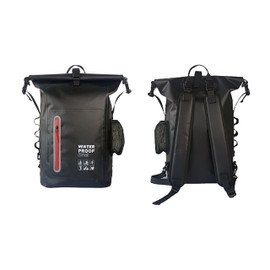 LTMGL Dry Bag Waterproof 25L-Floating&Lightweight Dry Sack for Women Waterproof Backpack for Kayaking, Boating, Fishing, Swimming, Camping, Hiking-Roll-Top Seal&Adjustable Shoulder Straps (Black)