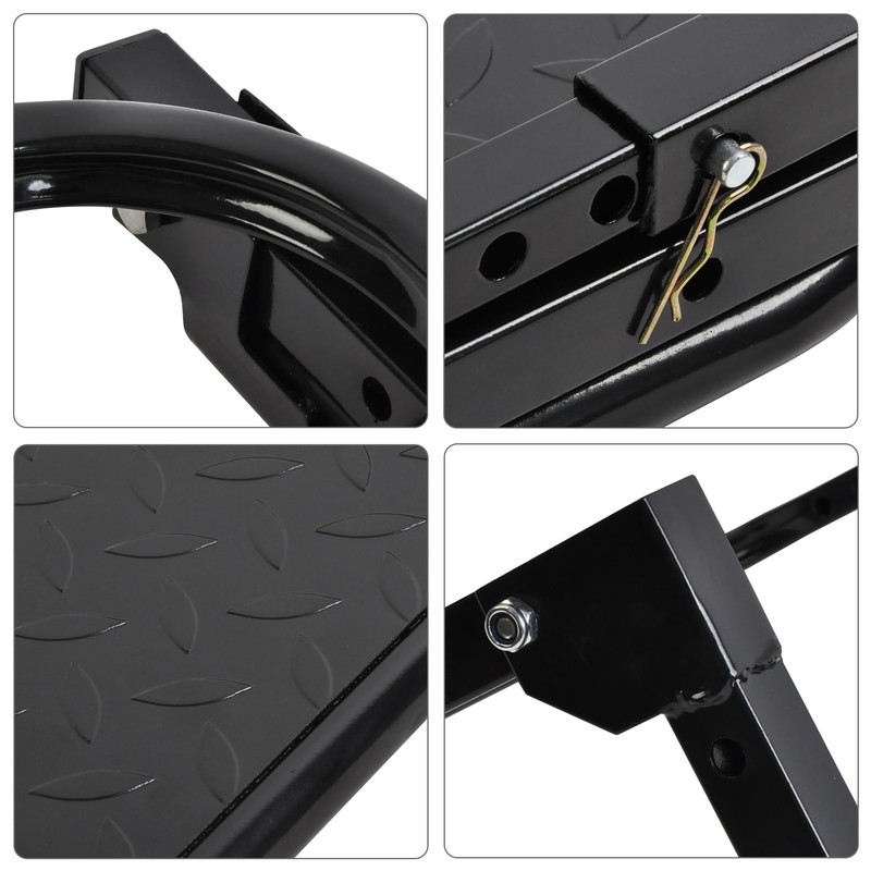 WINTOOLS Adjustable Folding Tire Step for Truck SUV Wheel Portable