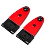 2 All Glass Rear Door Hinges with Hardware #103528-100XL/100LE for