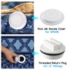 Pool Jet Nozzle Covers and 1.5" Threaded Pool Return Plug
