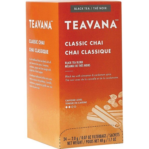 Teavana, SBK12434018, Classic Chai Black Tea, 24 / Box