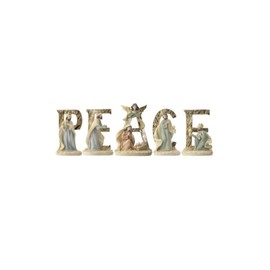 Regency International "Peace Nativity Figurine, 6-9 inches, Set of 5