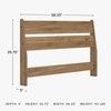 Signature Design by Ashley Deanlow Rustic Panel Headboard, Full, Light