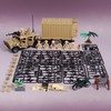 Yanscian Military Vehicle Building Blocks Sets with 7 Minifigures Army