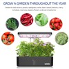 iDOO 12Pods Hydroponics Growing System, Indoor Garden with Grow Light,