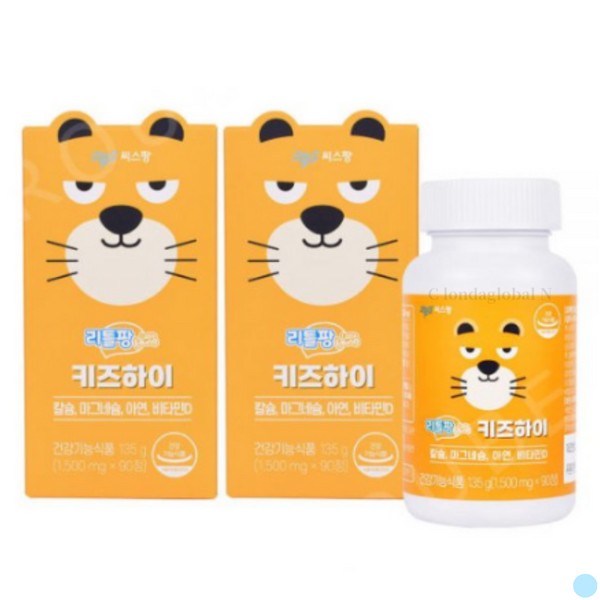 Seaspang Little Pang Kids High Calcium Magnesium Vitamin D 90 tablets 2 / 씨스팡 리틀팡 키즈하이 칼슘 마그네슘 비타민D 90정2
