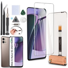 YWLRONG for Motorola Moto G Stylus 5G 2023 Screen Replacement for Motorola G Stylus 5G 2023 XT2315-4 XT2315-1 XT2315-5 LCD Display Touch Screen Digitizer Assembly Replacement with Tools(Black)