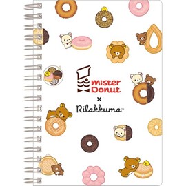 サンエックス(San-X) リラックマ ｢リラックマ×ミスタードーナツ｣ B6SPノート NY43202 H180×W125mm