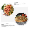 FUNOMOCYA 1pc Aluminum Alloy Pizza Screen Seamless Baking Pan with
