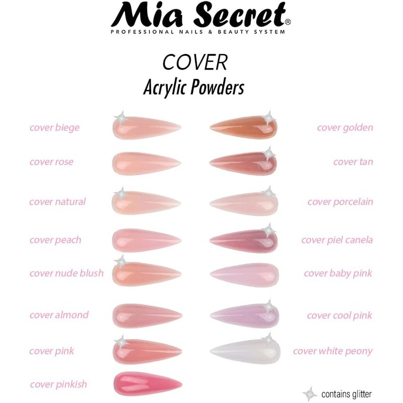 Mia Secret COVER PINK ACRYLIC NAIL POWDER 4oz
