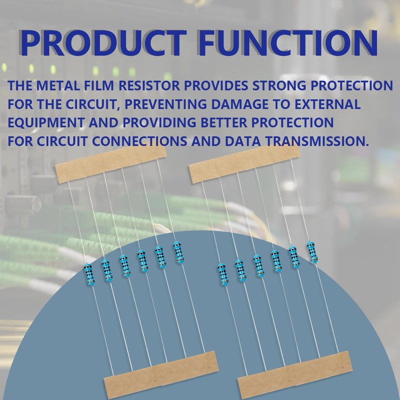 Innfeeltech 1/4 W 1% Tolerance 300 Ohm Metal Film Resistor