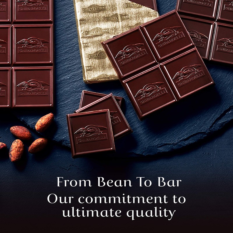 Ghirardelli Chocolate Intense Dark Bar, Midnight Reverie, 3.17 Oz, Pack