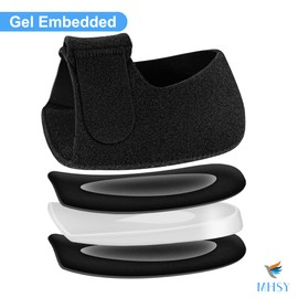 MHSY Heel Spur Inserts, Heel Protectors, Heel Pad Heel Spur for Achilles Tendonit, Aching Feet Relieves Heel Pain (1 Pair Larger Sizes:38-46+, Men 39-46)